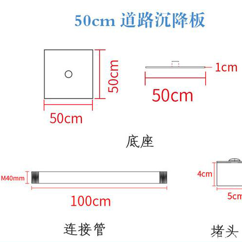 铜川沉降板规格型号如何选择？